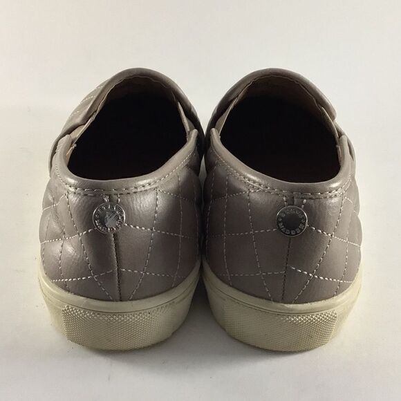 Steve Madden Ecentrcq womens quilted loafers shoes taupe gray size 7.5 M - Picture 6 of 8